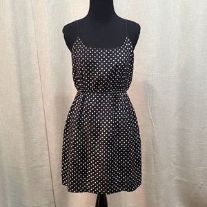 J Crew 100% Silk Polka Dot Dress